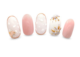 Bijou×Dots nail